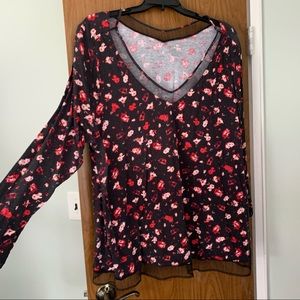 Size 26/28 Lane Bryant floral top